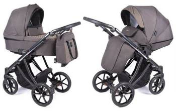 Coletto Dante Wózek Głęboko-Spacerowy 2w1 D-10 Czarno-Grafitowa Rama