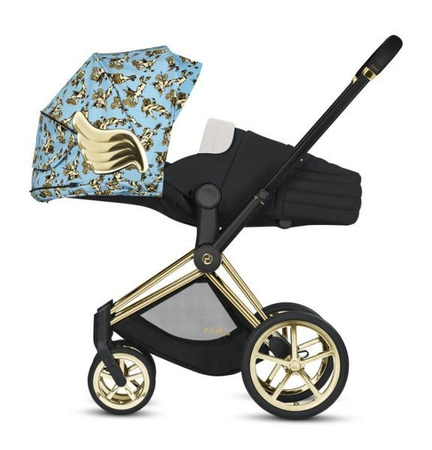 Cybex E-Priam Wózek Spacerowy - Edycja Jeremy Scott Cherub Blue by Jeremy Scott