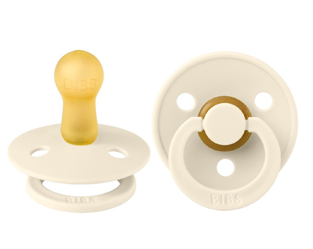 Bibs Smoczek Uspokajający Kauczukowy r. M 2-Pack Ivory/Blush
