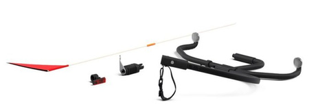 Cybex Zeno Stelaż Przyczepki Do Biegania Do Roweru Cybex Sports Czarna z Czarnymi Detalami