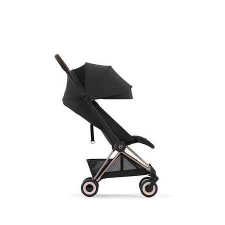 Cybex Coya Wózek Spacerowy Rama Rosegold Sepia Black + Cybex Coya Moskitiera Black