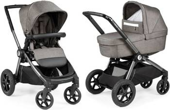 PegPerego GT4 Wózek Głęboko-Spacerowy Terenowy 2w1 City Grey