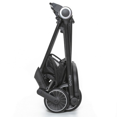 Espiro Galaxy Wózek Głęboko-Spacerowy + Gondola Una + Adaptery Zestaw 2w1 10 Onyx + Grey Center