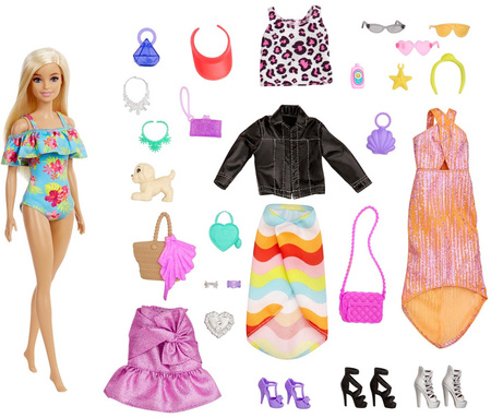 Barbie Kalendarz Adwentowy Styl i Szyk GXD64