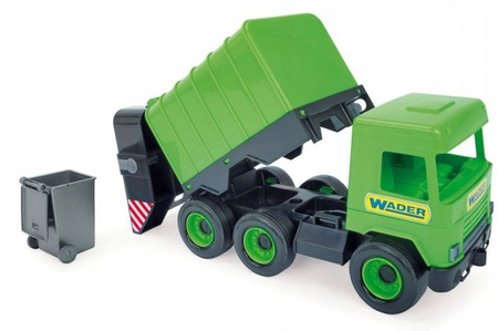 Wader Middle Truck Śmieciarka Green 