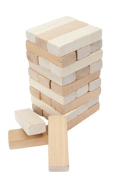 Zabawkarstwo Bączek, KLOCKI DREWNIANE - WIEŻA MAŁA-30 EL/4