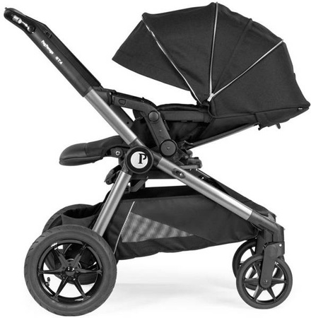 PegPerego GT4 Wózek Spacerowy Terenowy Black Shine