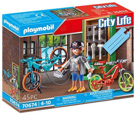  Playmobil Zestaw Upominkowy Serwis Rowerów Elektrycznych 70674