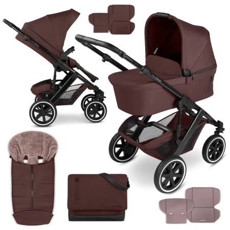 ABC Design Salsa 5 Air Wózek Głęboko-Spacerowy 2w1 Umbra