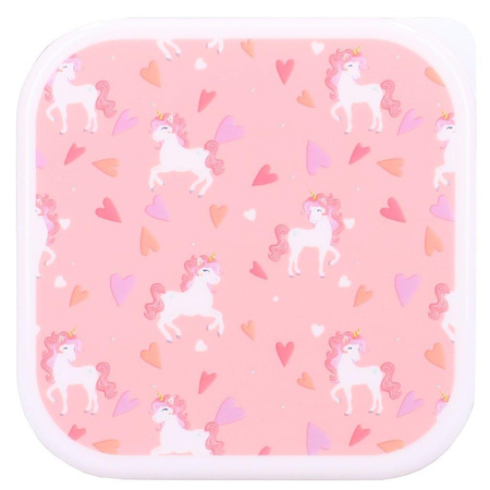 Pret Snack box śniadaniówka 3w1 Unicorn pink