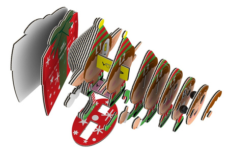 Eugy Eko 3D Układanka Elf