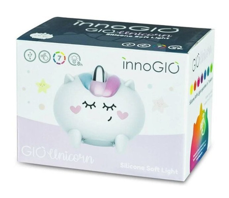 InnoGIO Silikonowa Lampka Unicorn