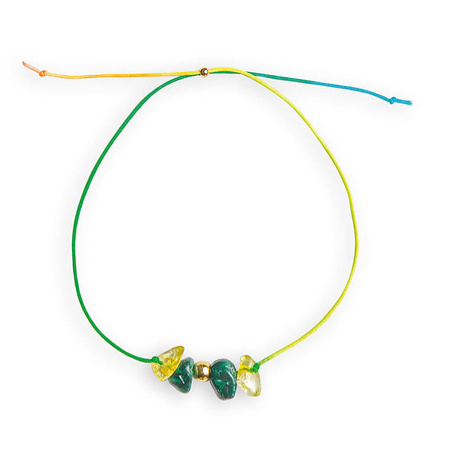 Janod Zestaw kreatywny do tworzenia biżuterii z kamieniami przynoszącymi szczęście 8+