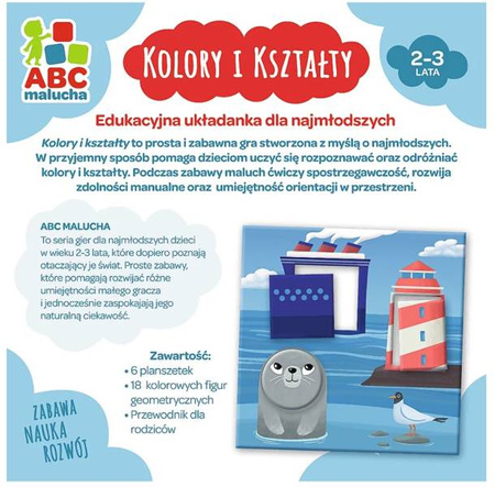 Trefl  Kolory i Kształty/ABC Malucha Gra Edukacyjna 