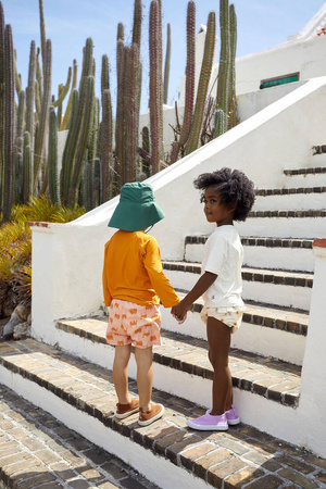 Lassig Ultrawygodne elastyczne trampki dziecięce z antypoślizgową podeszwą Splash & Fun lilac, rozm. 22