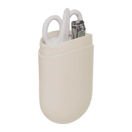 Luma Zestaw Kąpielowy 8 Elementów Wanienka i Akcesoria Almond