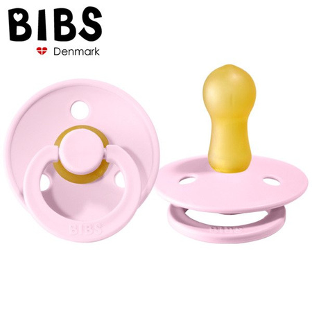 Bibs Smoczek Uspokajający Kauczukowy r. S BABY PINK