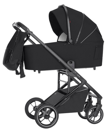 Carrello Alfa/W Wózek Głęboko-Spacerowy 2w1 Midnight Black