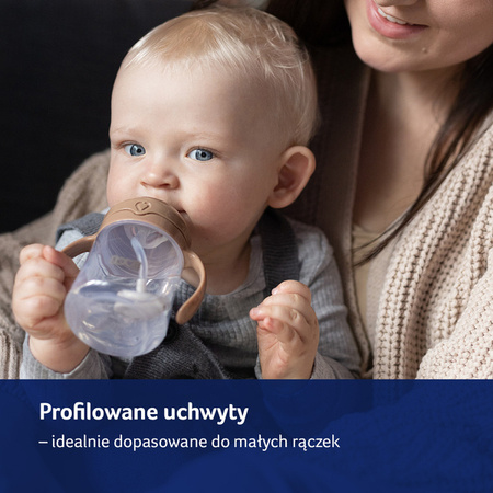 LOVI Pierwszy Kubek z Obciążoną Słomką 150 ml Brown 35/363