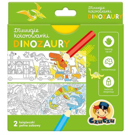 CzuCzu Dłuugie Rysowanki Dinozaury