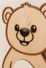 Tupti.wood Drewniana Lampka Misiek do Pokoju Dziecięcego