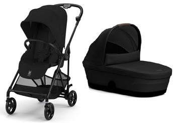 Cybex Melio Carbon Wózek Głęboko-Spacerowy Magic Black