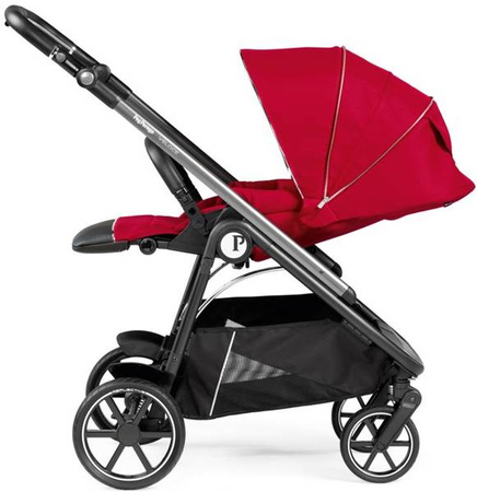 PegPerego Veloce Wózek Głęboko-Spacerowy Red Shine