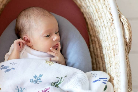 Poofi Poduszka Stabilizacyjna Organic Dusty Blue PF 738