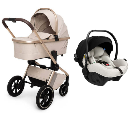 Muuvo Quick Boho Wózek Głęboko-Spacerowy + Avionaut Pixel Pro 2.0 C Fotelik Samochodowy