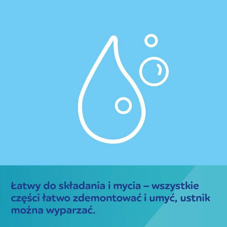 Canpol Babie sFirstCup Kubek z Silikonowym Ustnikiem 250ml Bonjour Niebieski 56/613_blu