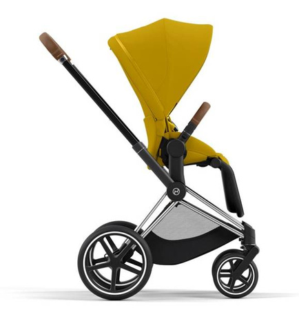 [OUTLET] Cybex Priam 4.0 Mustard Yellow - stelaż Chrome Black