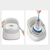 Ines&John Nocnik Dziecięcy Premium White / Grey / Green