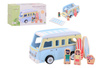 Joueco Drewniany camper bus w stylu retro