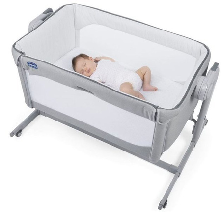 Chicco Next2Me Magic New 2023 Łóżeczko Dostawne Dla Dzieci Cool Grey