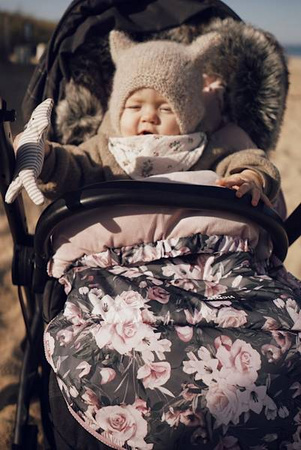 Makaszka Śpiworek Premium Do Wózka 0-18m Night Flowers
