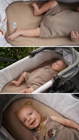 Simple Wool Wkładka do Gondoli Niebieska