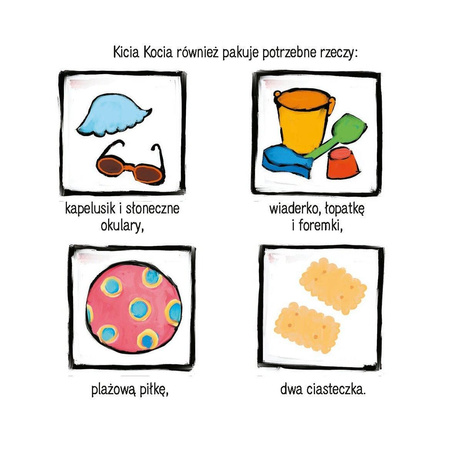 Media Rodzina Książeczka Kicia Kocia na Plaży