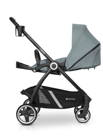 Euro-Cart Crox Wózek Głęboko-Spacerowy 2w1 z miękką gondolą Cosmic Blue