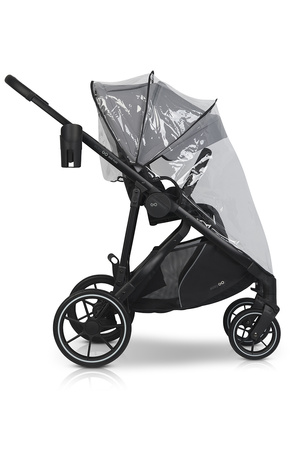 Easy Go Duoflex Wózek Głęboko-Spacerowy Bliźniaczy Rok po Roku Cloudy Gray 2 Siedziska 1 Gondola