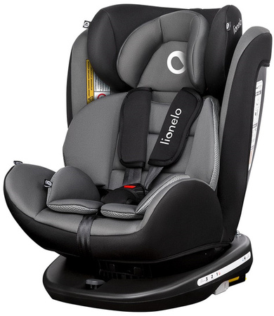 [OUTLET] Lionelo Bastiaan 360° Fotelik Samochodowy  0-36kg Grey/Black