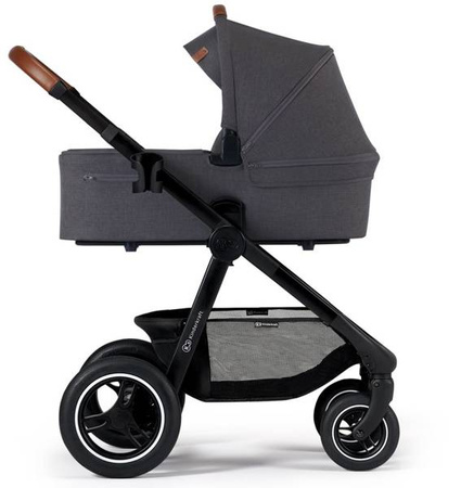 Kinderkraft Everyday Wózek Wielofunkcyjny 2w1 Dark Grey Black Frame