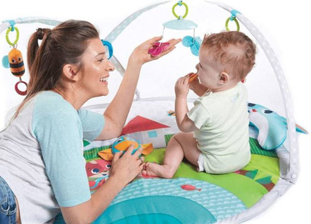 Tiny Love Mata z Pałąkiem Gimnastyka Dla Bobasa Zabawa Na Łące