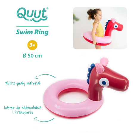 QUUT Kółko do pływania średnie Ø 50 cm Koń