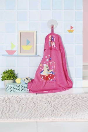 Baby Born Dziewczęcy Zestaw Ręczników Kąpielowych z Kapturem Dla Lalki