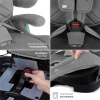 Kinderkraft FIX2GO Fotelik Samochodowy 9-36 kg Szary