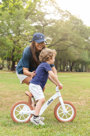 Mima Zoom Lite Rowerek Biegowy Zielony / Camel