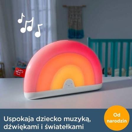 Fisher Price Uspokajacz Świecąca Tęcza HGB91