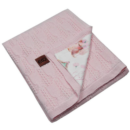 EKO KOCYK PANELOWY + DZIANINA PLE-80 SOWY EKO/RÓŻ