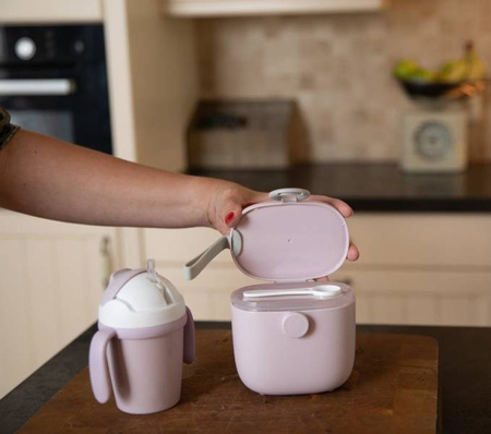 Bo Jungle Kubek do Picia ze Słomką BioPlastik CPLA Pink 