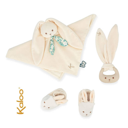 Kaloo Zestaw Prezentowy 3w1 Królik Kremowy Kolekcja Lapinoo